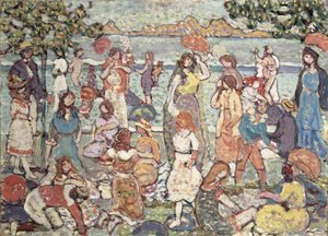 Paisaje con figuras